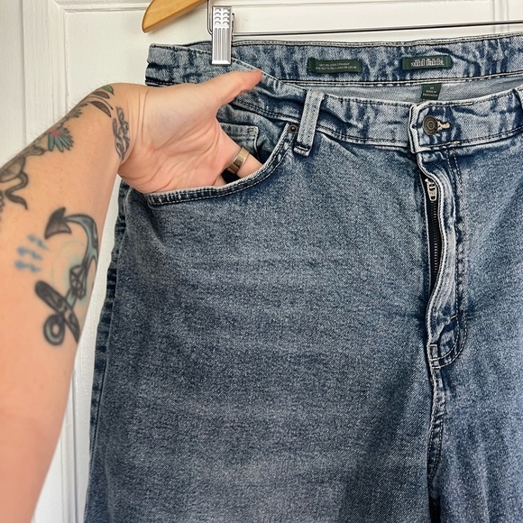Wild Fable 90s Relaxed Straight Jeans Size 17 Distressed High Waist Vintage y2k - Picture 6 of 8